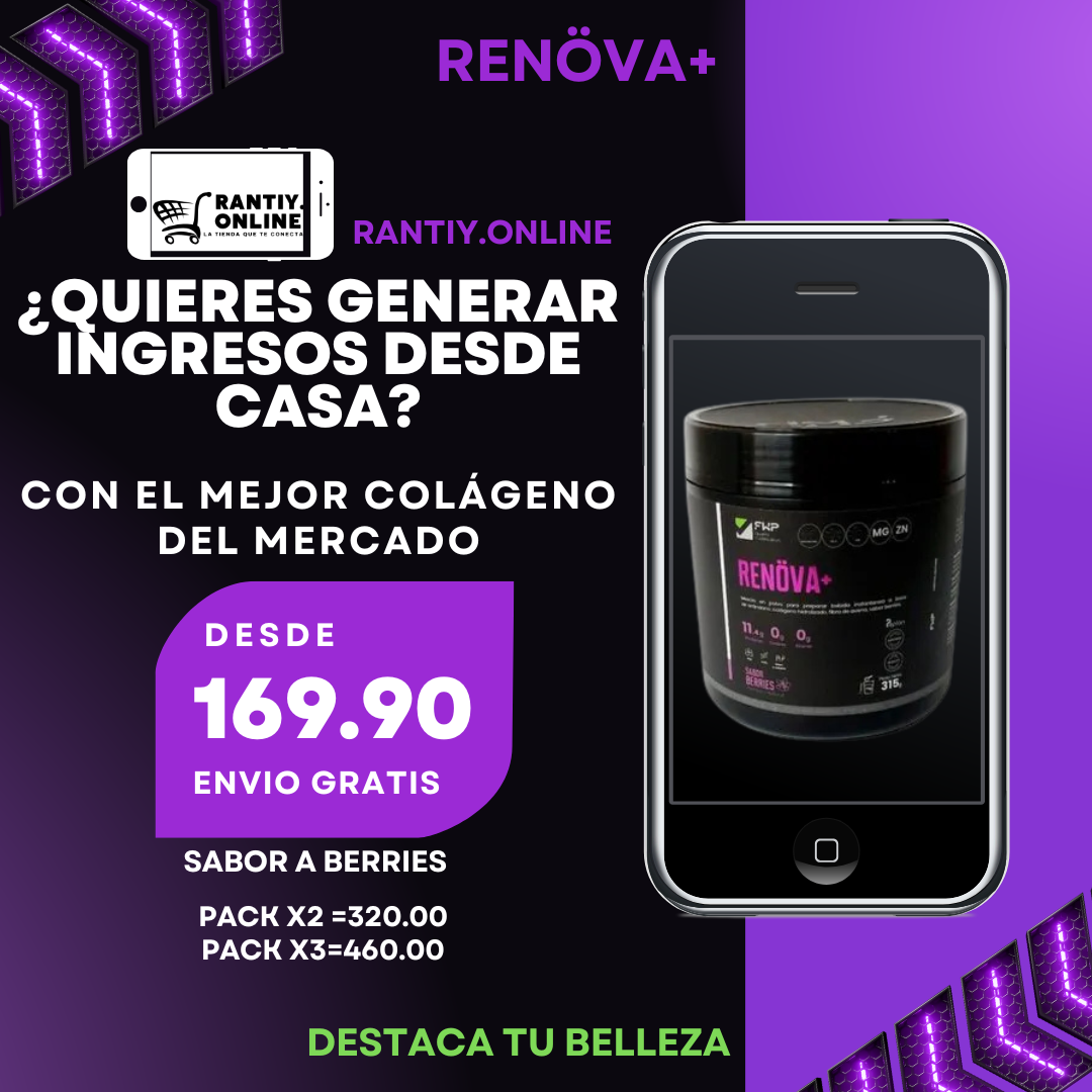 ✔Renöva+| Nutrición Celular para una Belleza Duradera