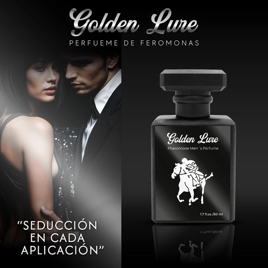 GOLDEN LURE - Perfume con Feromonas para Hombres "seducción en una botella"
